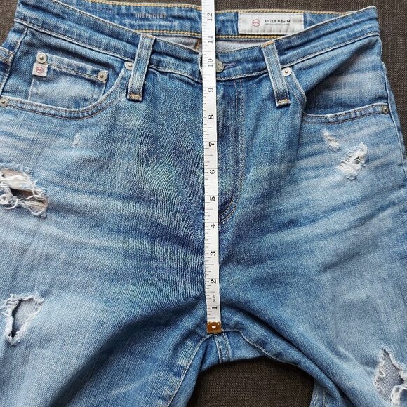 AG Adriano Goldschmied The Phoebe Vintage High Waisted Tapered Leg Jeans - Picture 8 of 10